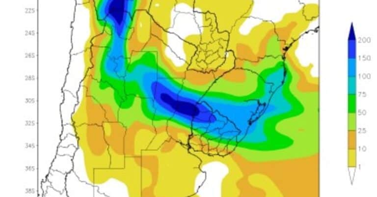 El clima: prevén lluvias «abundantes a muy abundantes» en regiones castigadas por la falta de agua