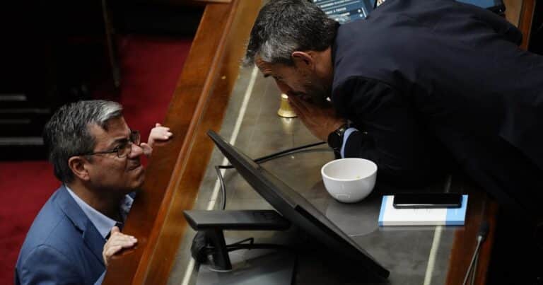 «Quedate a laburar, ¿quién te creés que sos?», el caliente cruce entre Germán Martínez y Martín Menem en la sesión especial por el DNU de la deuda con el FMI