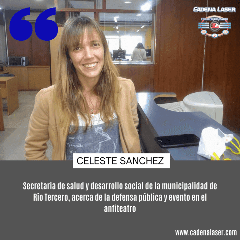 NOTA: Celeste Sanchez