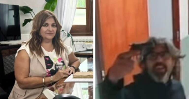 Una intendenta impulsó antidoping para funcionarios y el presidente del Concejo Deliberante la fue a amenazar con un arma: quedó filmado