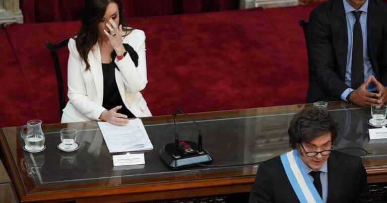 Con escándalo y vacío de legisladores y gobernadores, Javier Milei inauguró las sesiones del Congreso