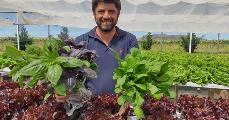Tras la pandemia se reinventó y apostó por la hidroponía como excusa para vivir en su lugar soñado