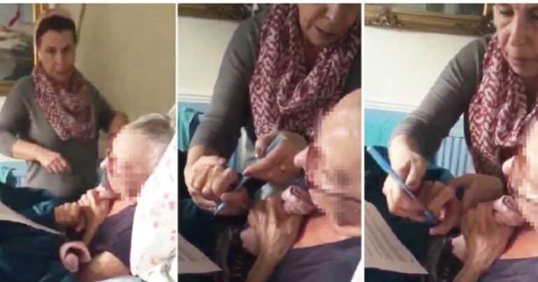 Le agarra la mano a su madre moribunda para obligarla a firmar un testamento de 900 mil dólares