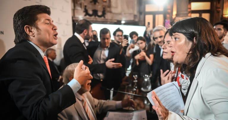 De las trompadas al apoyo a Zago para presidir la bicameral de DNU: el cambio del libertario Almirón y la sorpresa de Paoltroni