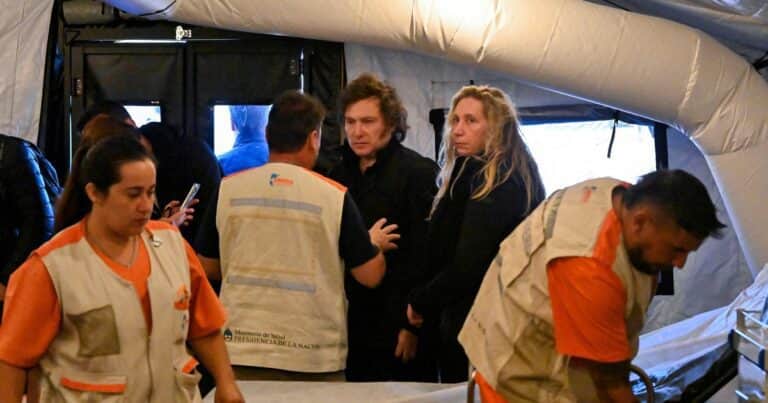 Javier Milei creará un fondo de 200 mil millones de pesos por el temporal de Bahía Blanca