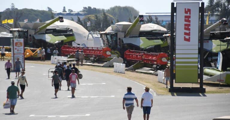 En Expoagro son atracción central los equipos de cosecha con alto voltaje tecnológico a nivel global