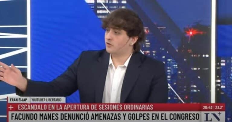 Ahora Fran Fijap dice que fue Facundo Manes quien amenazó a Santiago Caputo