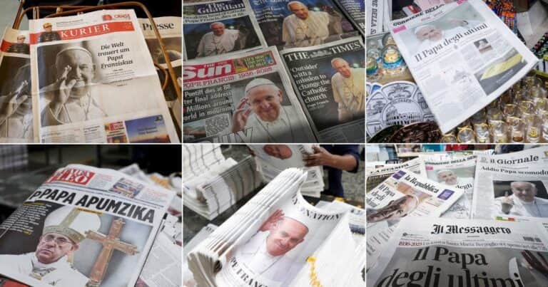 “Revolucionario” y “el Papa de los pobres”: los diarios del mundo despiden a Francisco