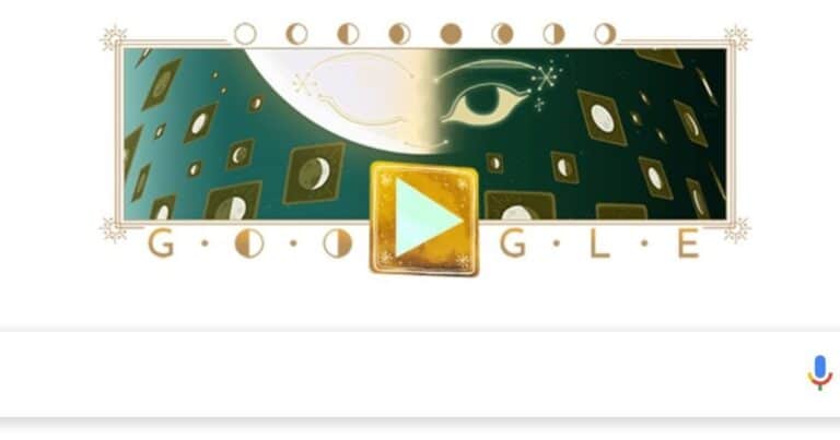 Google y un nuevo doodle interactivo sobre la Luna: “The Rise of the Half Moon”