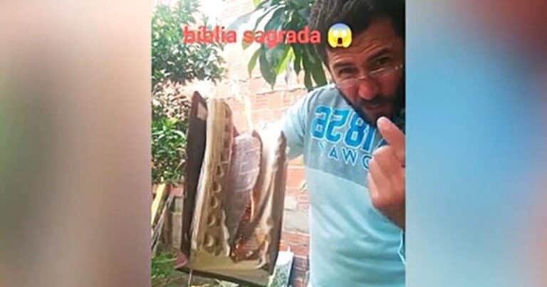 Apareció muerto a tiros el hombre que se filmó prendiendo fuego una Biblia en redes sociales