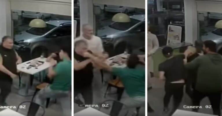 Salvaje pelea en una estación de servicio de La Plata: un apuñalado