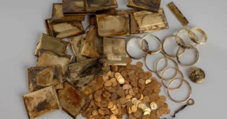 Dos turistas encontraron una caja con 598 monedas de oro valuadas en miles de dólares
