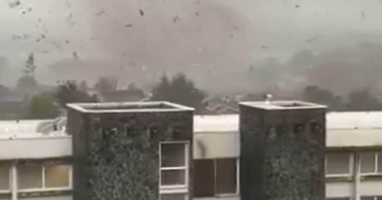 Un tornado en el sur de Chile generó daños materiales y hay alerta por trombas marinas