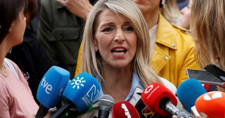 «Golfos y corruptos»: Yolanda Díaz, vice de Pedro Sánchez, se despega del escándalo político-sexual que sacude a España y asegura estar «indignada»