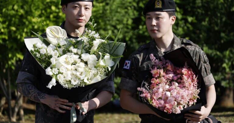 El reencuentro de BTS: RM, V, Jungkook y Jimin salieron del servicio militar y se preparan para el regreso del grupo de K-pop
