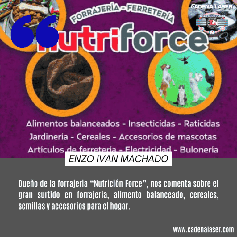 NOTA: Enzo Ivan MAchado