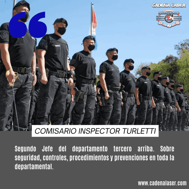 NOTA: Comisario Inspector Turletti