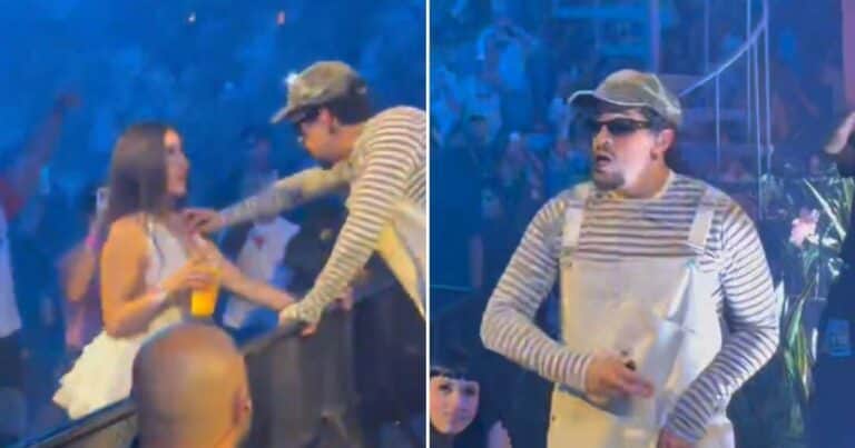 El gesto de Bad Bunny del que habla el mundo: le acomodó el escote a una fan