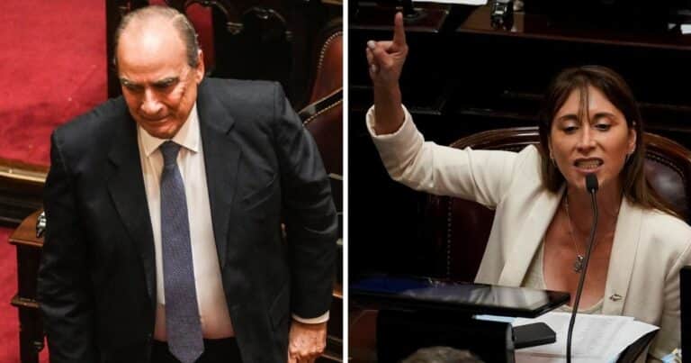 Francos no volvió al Congreso a completar su informe y la senadora del escándalo lo trató de «rata» y pidió su renuncia