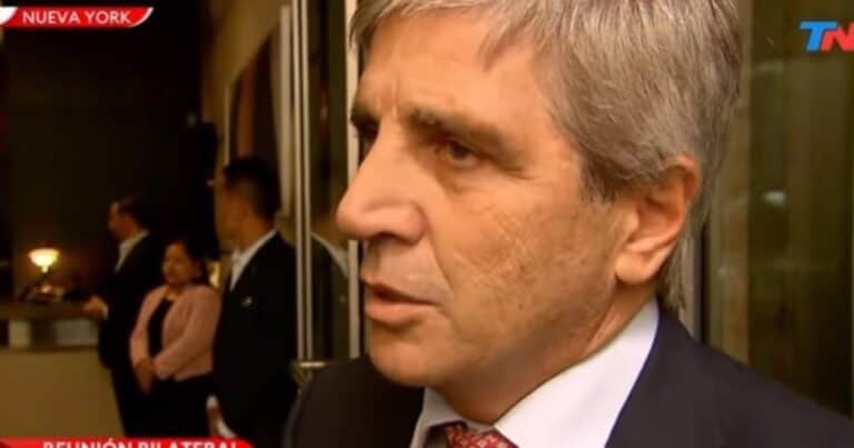 Luis Caputo confirmó que habrá un anuncio del secretario del Tesoro de Estados Unidos: «Hablamos de alguna cifra específica»