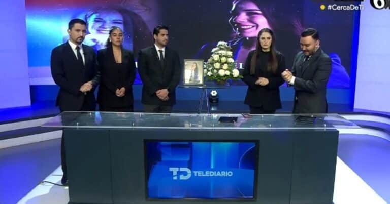 De negro y con la voz quebrada: la emotiva despedida de los compañeros de Débora Estrella