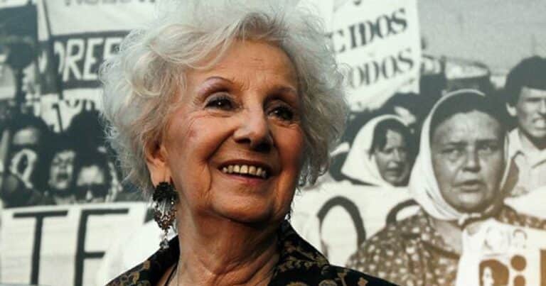 Estela de Carlotto fue internada por una intoxicación en La Plata
