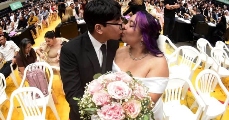 ¡Histórico! Más de 600 parejas dijeron «sí, quiero» en la boda colectiva más grande de Paraguay