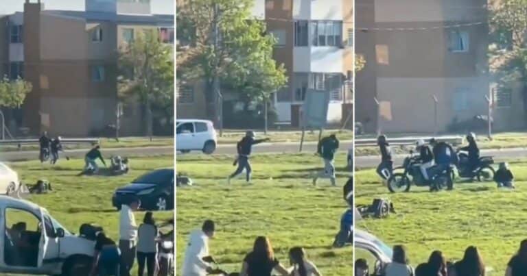 Violento ataque en Ezeiza: motochorros le dispararon dos veces para sacarle su moto