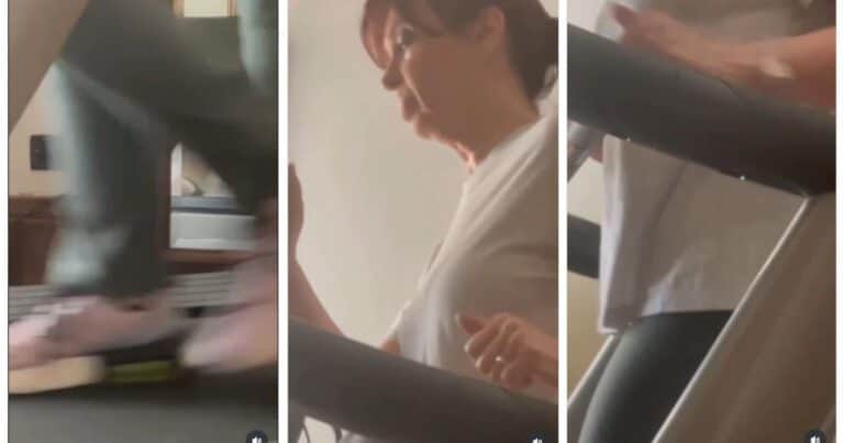 Máximo Kirchner filmó a Cristina presa sobre la cinta andadora y ella le habló como a Parrilli: «¿Qué no ves? Caminando»