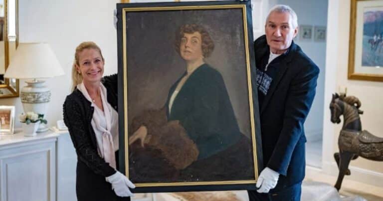 Encontraron por azar un retrato desaparecido de la Mata Hari de los nazis