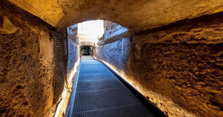 El Coliseo reabrió el pasillo secreto del emperador Cómodo