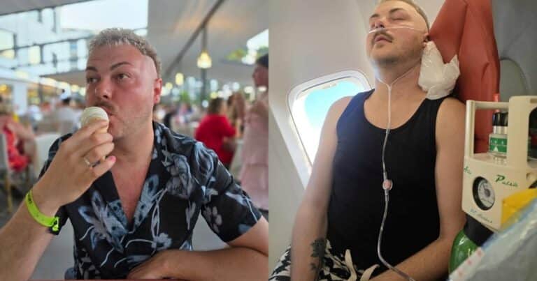 Un vuelo tranquilo «se convirtió en una pesadilla»: sufrió una reacción alérgica y la aerolínea no le permitió embarcar