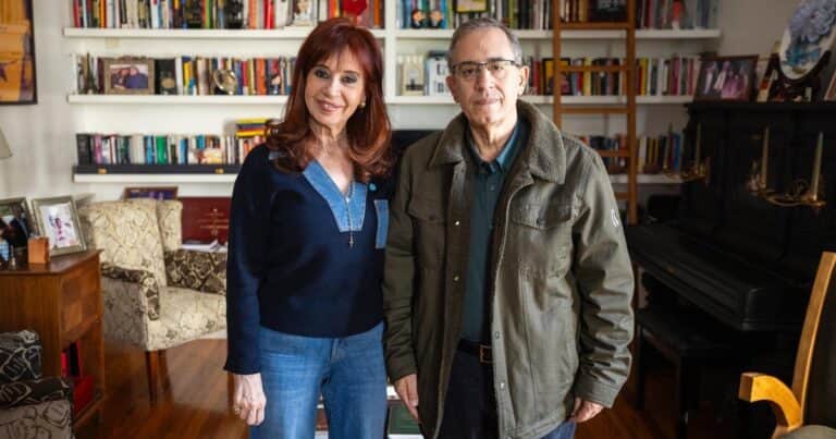 Cristina Kirchner recibió la visita de Carlos Maslatón en San José 1111: críticas a la Justicia, citas bíblicas y el agradecimiento de la exvice