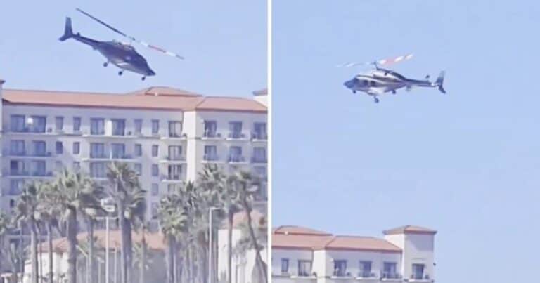 Un helicóptero se estrelló en una playa del sur de California: hay cinco heridos y videos impactantes