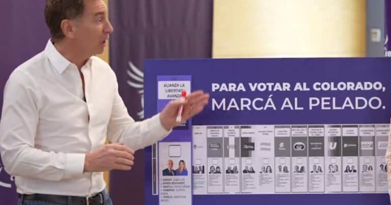 «Para votar al colorado, marcás al pelado”: el spot de La Libertad Avanza para la provincia en el que evitan nombrar a Espert