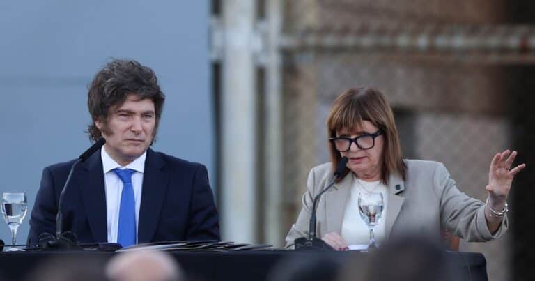 Javier Milei confirmó a Patricia Bullrich como jefa del bloque de La Libertad Avanza en el Senado