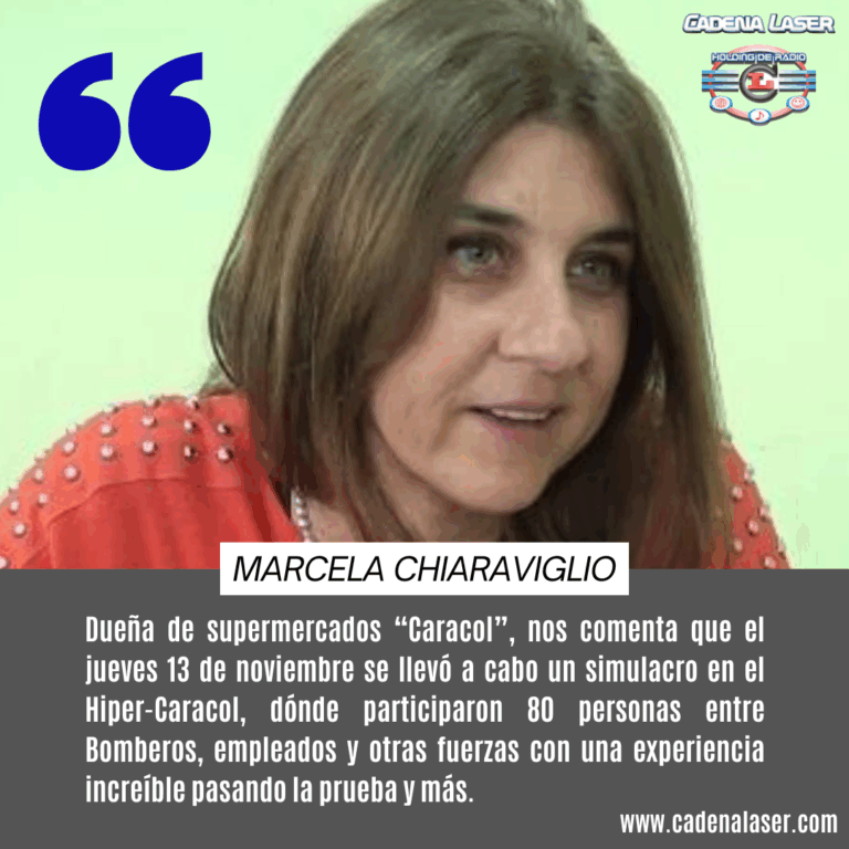 NOTA: Marcela Chiaraviglio