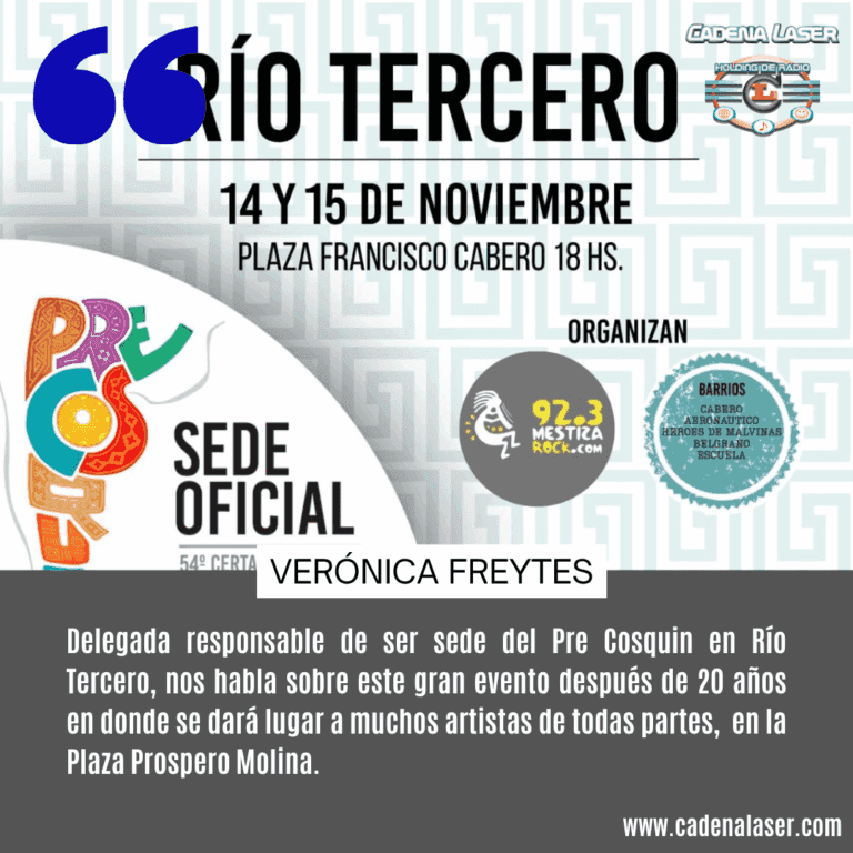 NOTA: Verónica Freytes