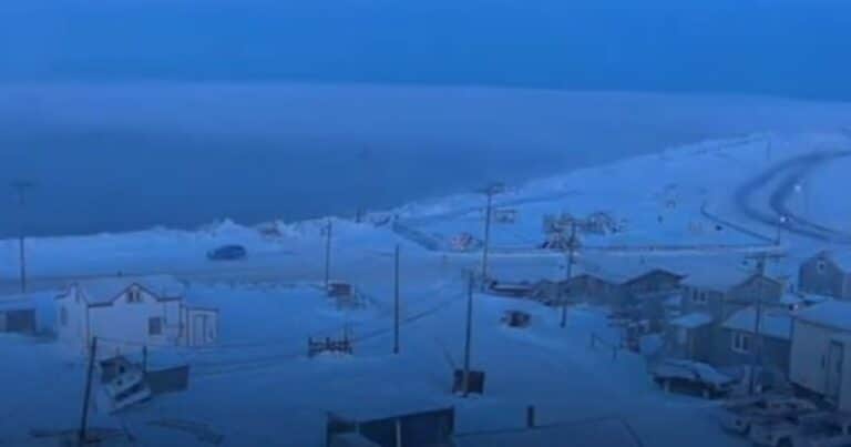 Así comenzó la noche polar en Barrow, la ciudad donde no saldrá el Sol durante meses