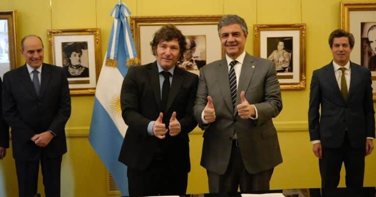 En otro gesto de acercamiento, Javier Milei felicitó a Jorge Macri por la colocación de deuda de la Ciudad de Buenos Aires
