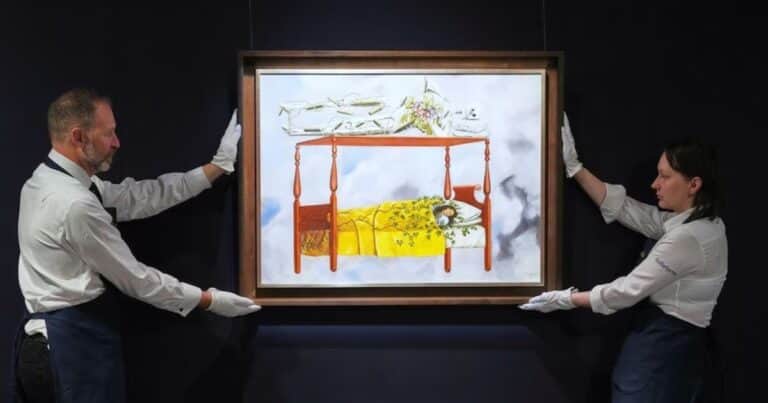 La cama de Frida Kahlo