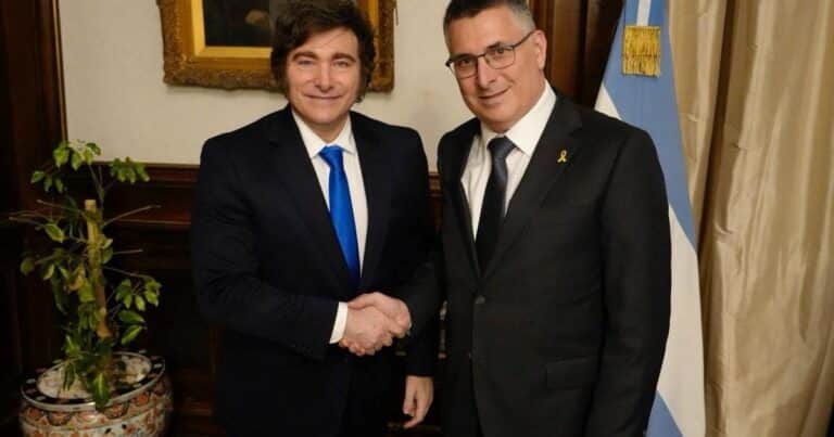 Milei irá a Israel en 2026 para la mudanza de la embajada argentina a Jerusalén