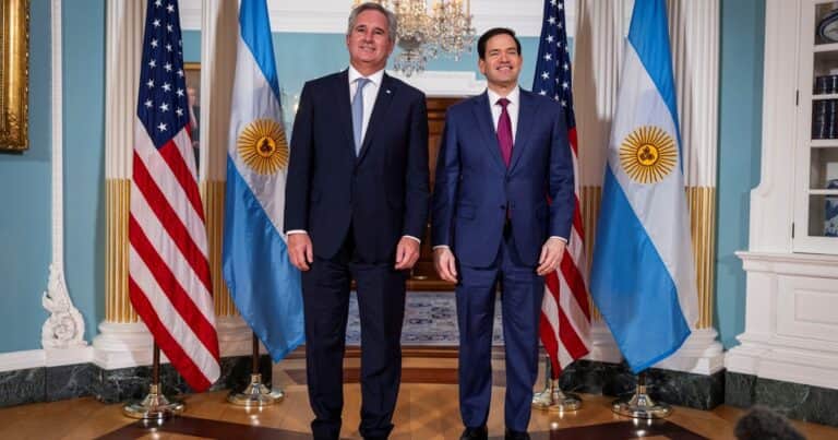 Quirno ya está reunido con Marco Rubio en el Departamento de Estado