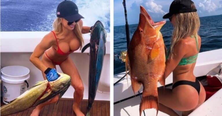 La pescadora que es furor en Instagram: «me gustan los peces grandes»