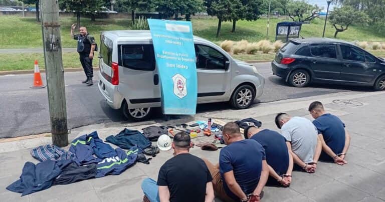 Los detuvieron con ropa de Edenor y una camioneta sin patente: tres son chilenos y ordenaron expulsarlos
