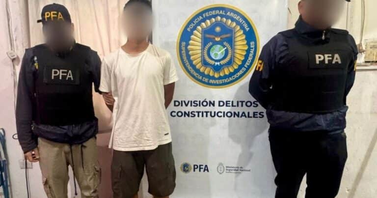 Amenazaba a Javier Milei por redes sociales: la policía lo ubicó y lo detuvo