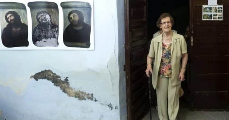 Murió la mujer que «restauró» el Ecce Homo de Borja y transformó un error en un fenómeno global