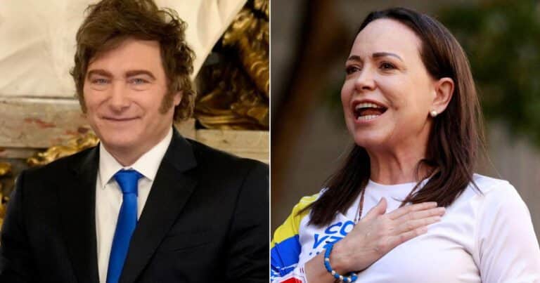 Milei viaja a Noruega para apoyar el Nobel de la Paz a la opositora Corina Machado