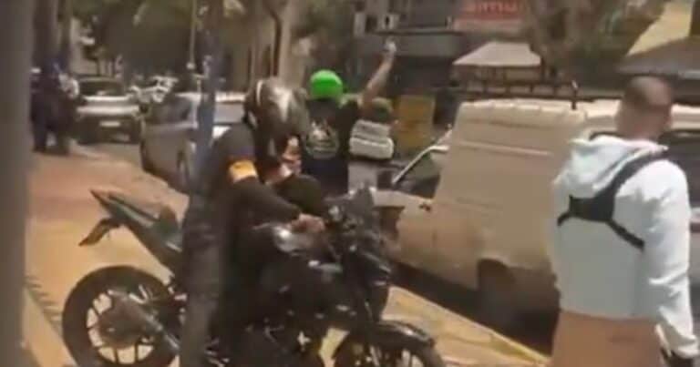 Violento robo en Lanús: se llevaron una moto y se fueron a los tiros en la puerta de una clínica céntrica