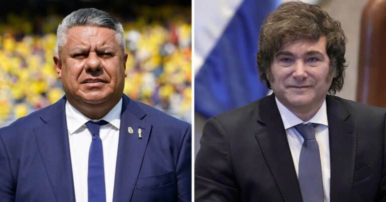 «5 a 0»: Javier Milei y un nuevo irónico mensaje contra Claudio «Chiqui» Tapia